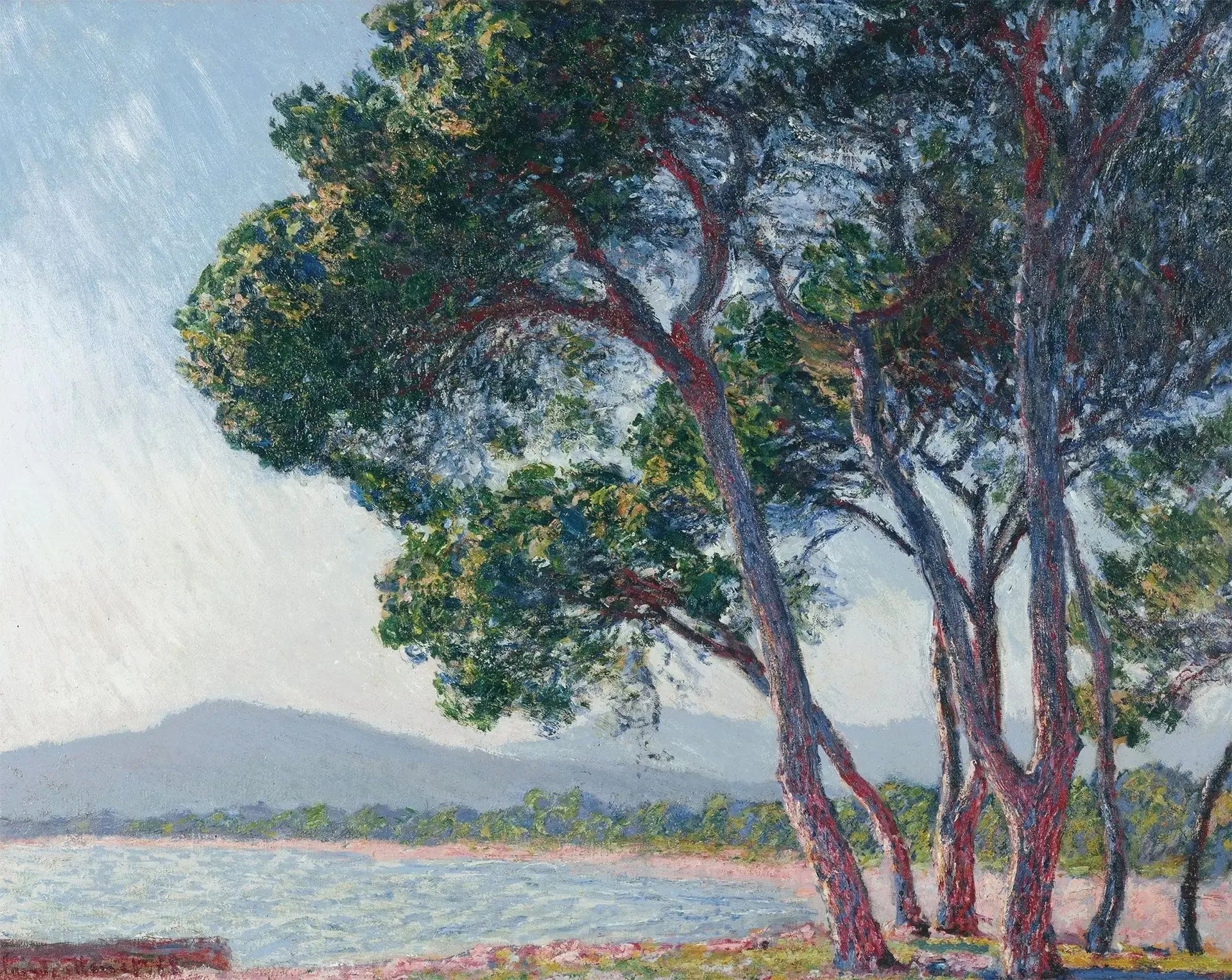 Plage de Juan-les-Pins - Claude Monet image 1 copie peinte à la main à l’huile
