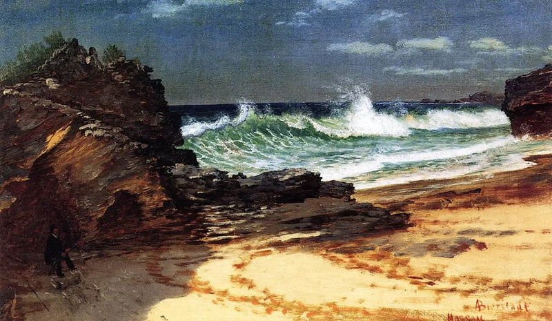 Praia de Nassau - Albert Bierstadt
