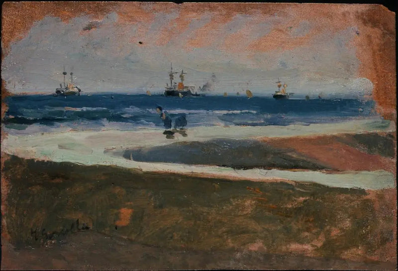 Praia de Valência - Joaquín Sorolla