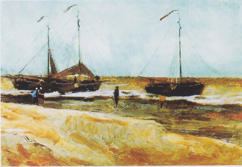 A praia de Scheveningen - Vincent van Gogh
