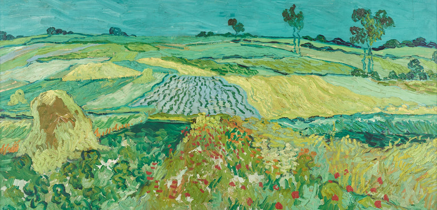 A planície de Auvers - Vincent van Gogh