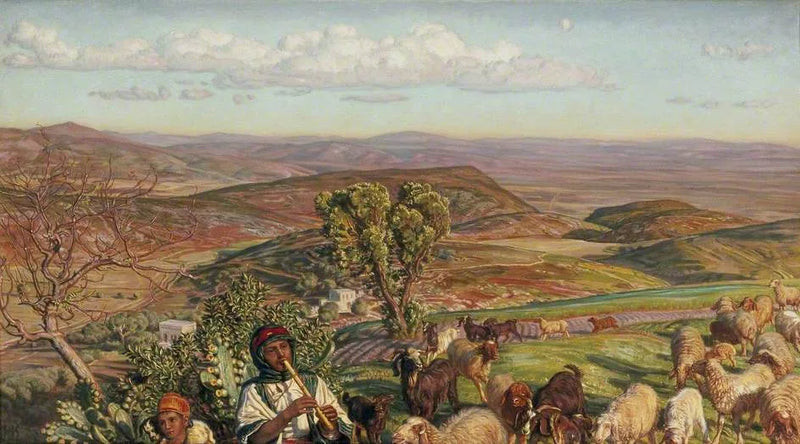 Planície de Esdraelon vista das alturas acima de Nazaré - William Holman Hunt