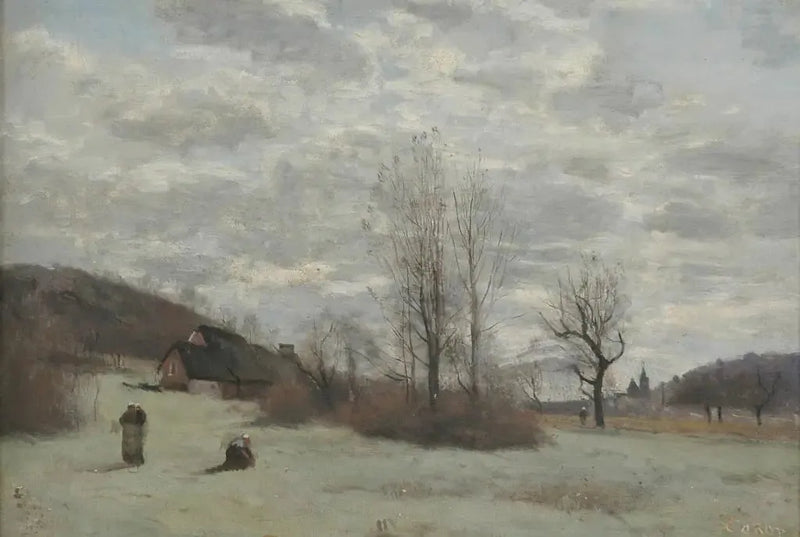 Planície ao redor de Beauvais, no bairro de Saint-Jean - Jean-Baptiste Camille Corot