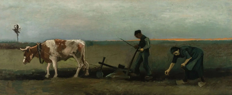 Plantação de batatas - Vincent van Gogh