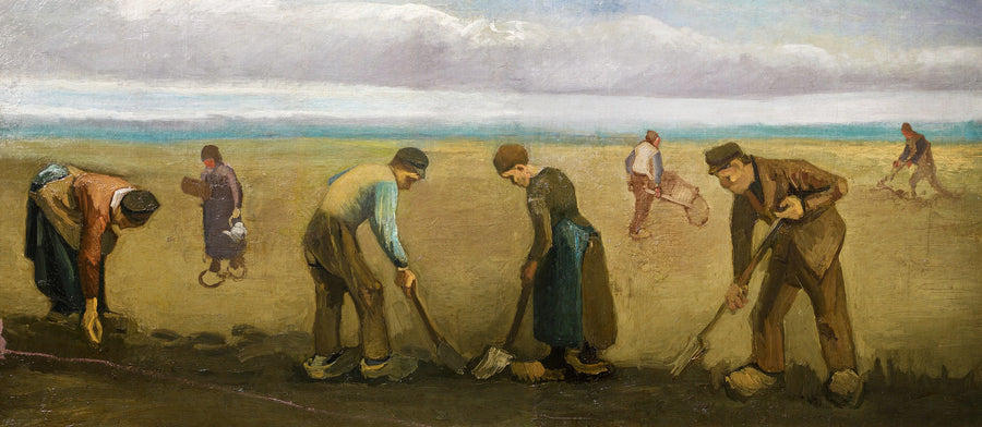 Plantação de batatas - Vincent van Gogh