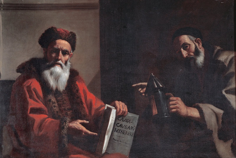Platon e Diógenes - Mattia Preti