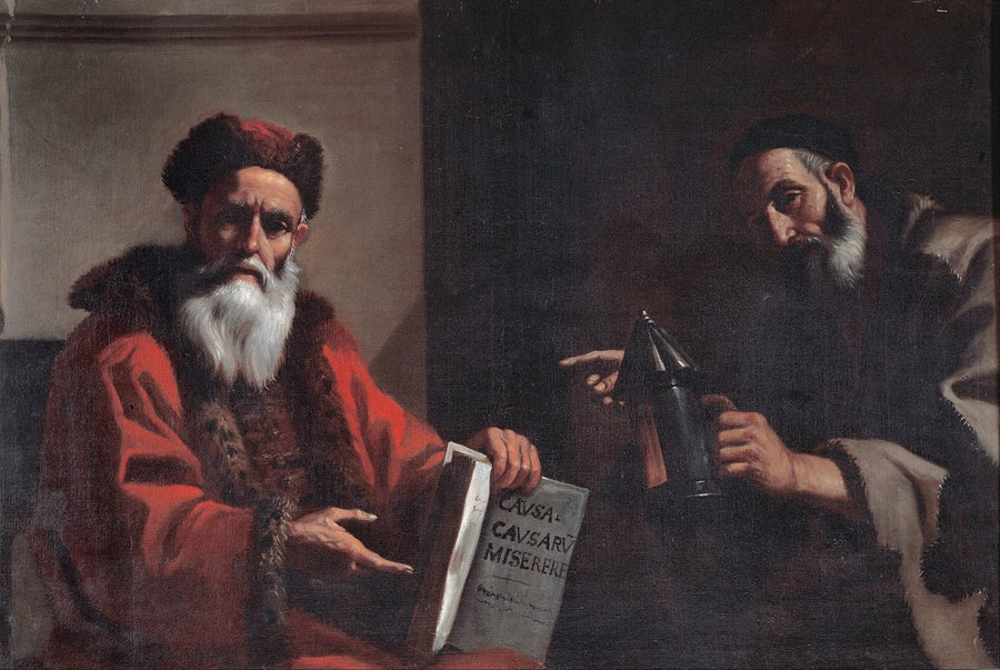 Platon e Diógenes - Mattia Preti