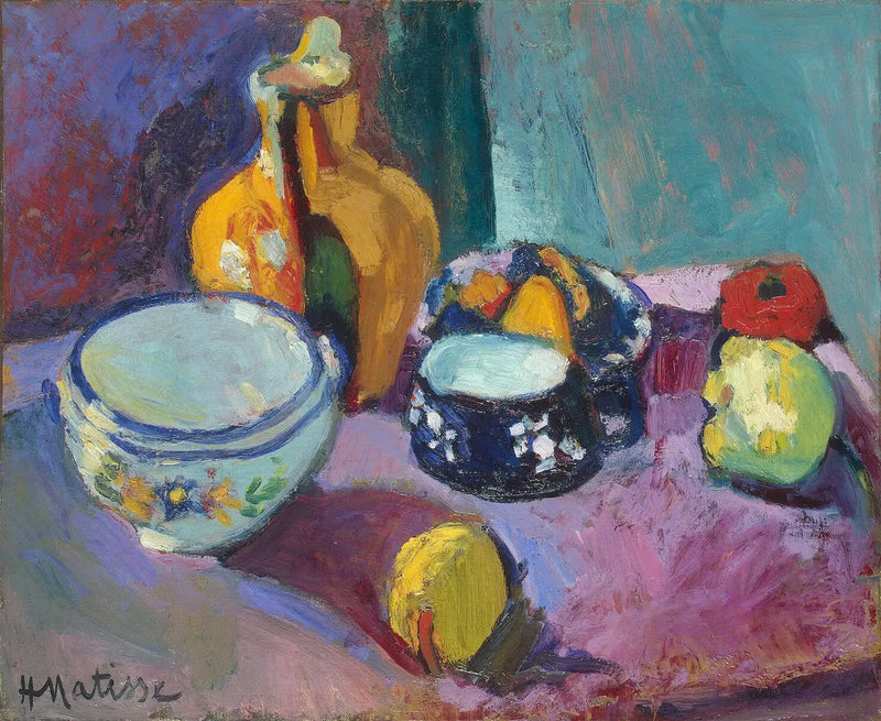 Pratos e frutas - Henri Matisse
