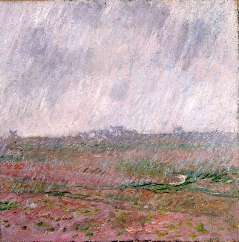 Chuva em Belle-Ille W1120 - Claude Monet