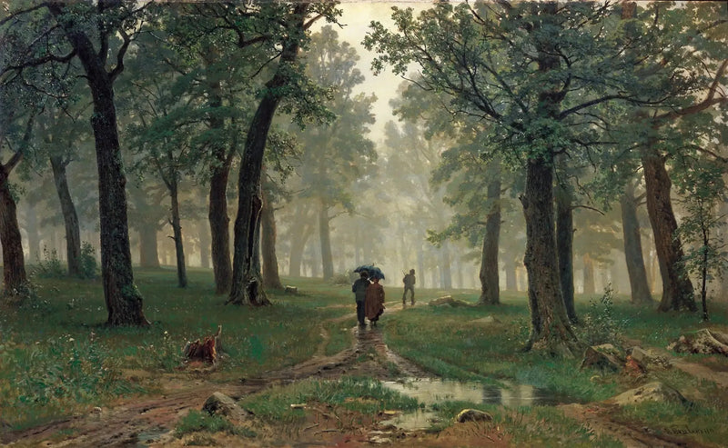 Chuva na floresta de carvalhos - Ivan Chichkine