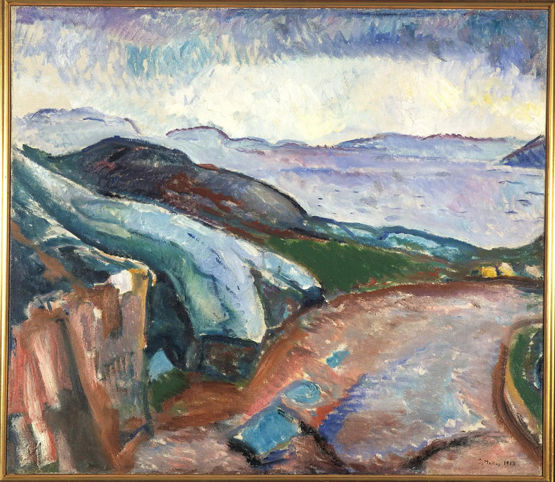 Chuva ao Lado - Edvard Munch