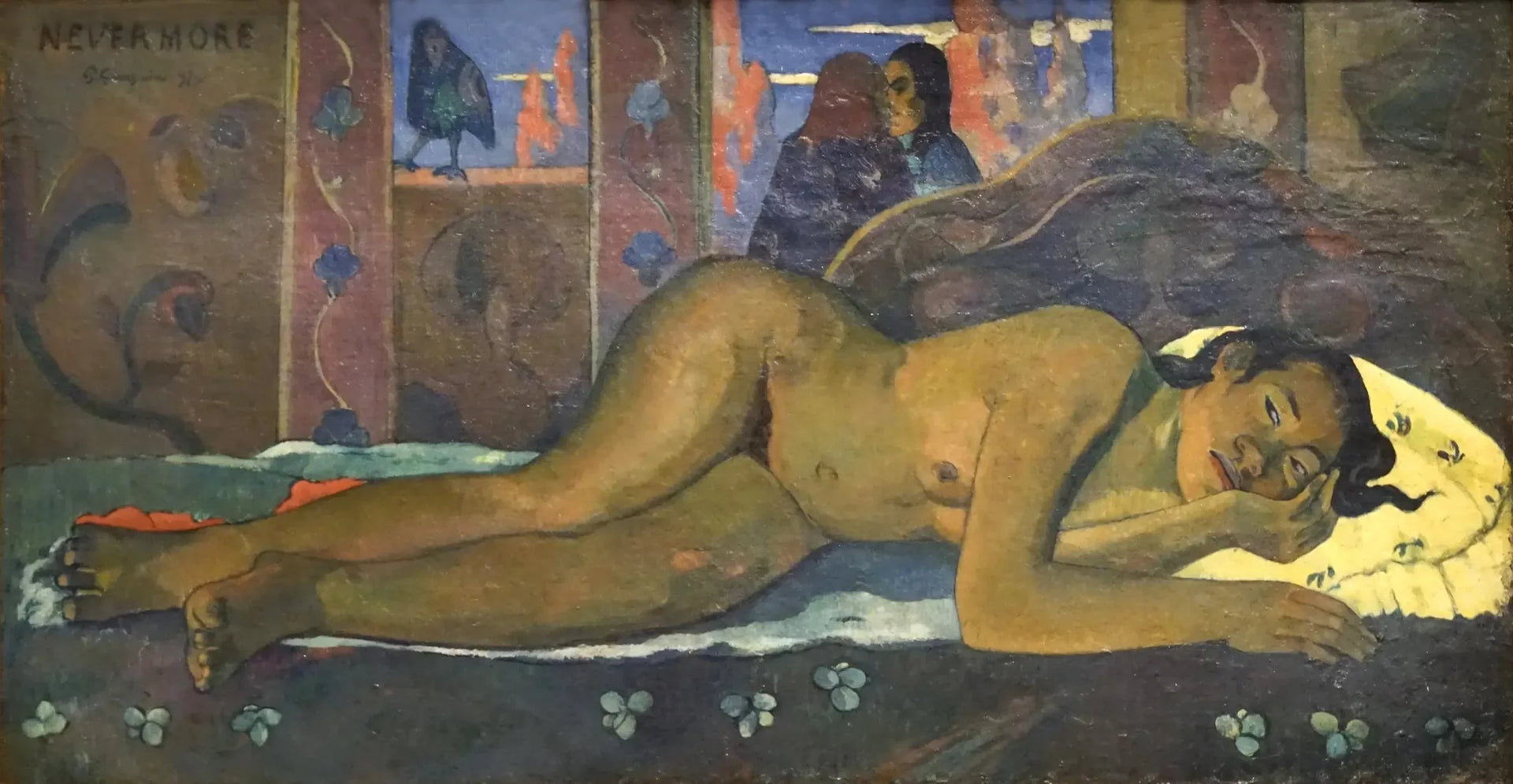 Plus jamais - Paul Gauguin image 1 reproduction d’œuvre d’art à l’huile