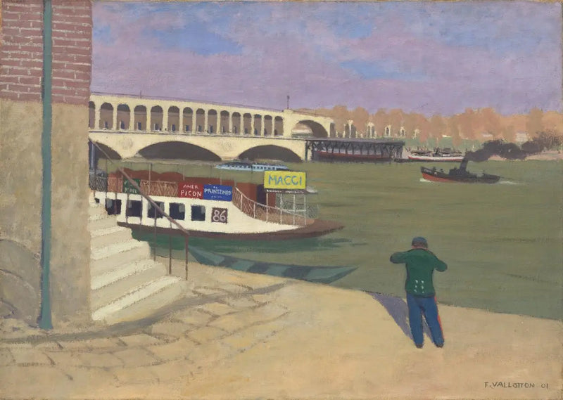 Ponto do Dia, Quai de Seine - Félix Vallotton