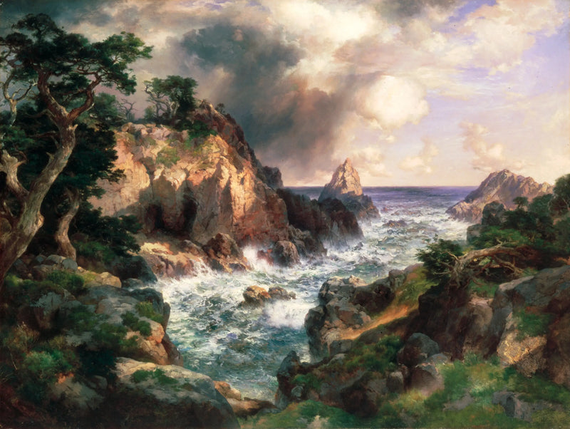 Point Lobos, Monterey, Califórnia - Thomas Moran