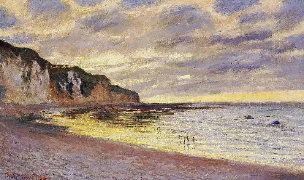 Pointe de l'Ailly, maré baixa W778 - Claude Monet