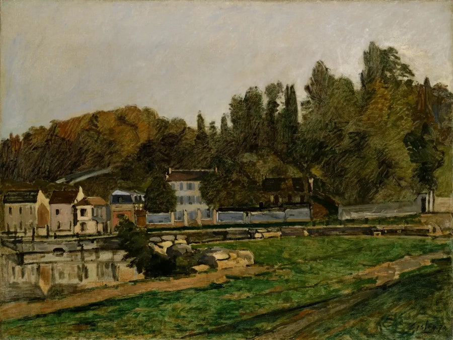 Fontes em Marly - Alfred Sisley