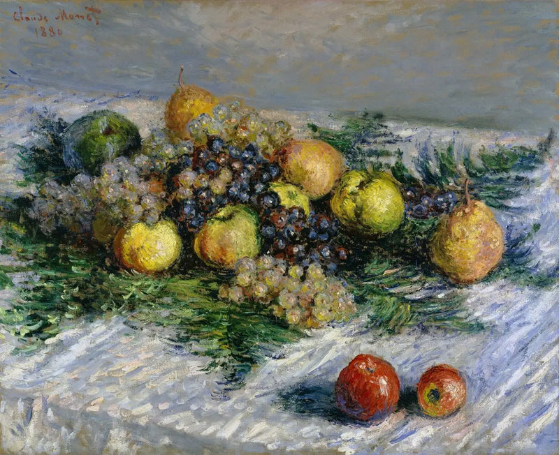 Peras e Uvas - Claude Monet