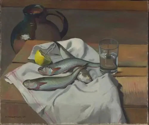 Peixes e limão - Félix Vallotton