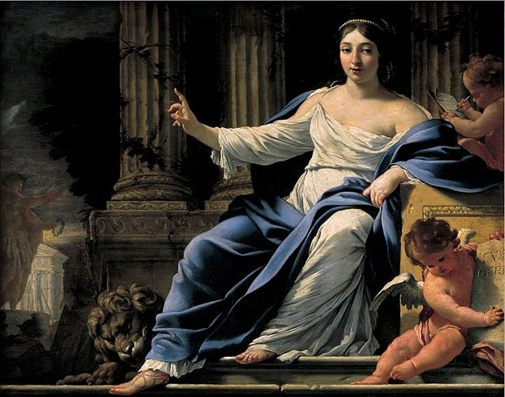 Polimnia, musa da eloquência - Simon Vouet
