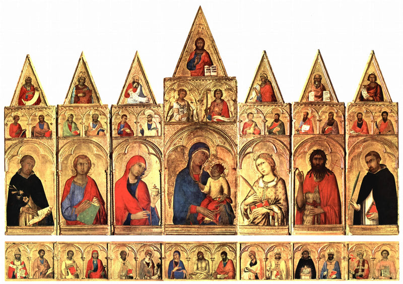 Poliptico de Santa Catarina de Alexandria - Simone Martini