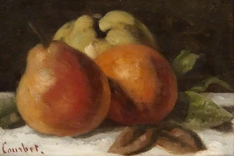 Maçã, Pêra e Laranja - Gustave Courbet