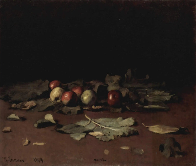 Maçãs e folhas - Ilya Repin