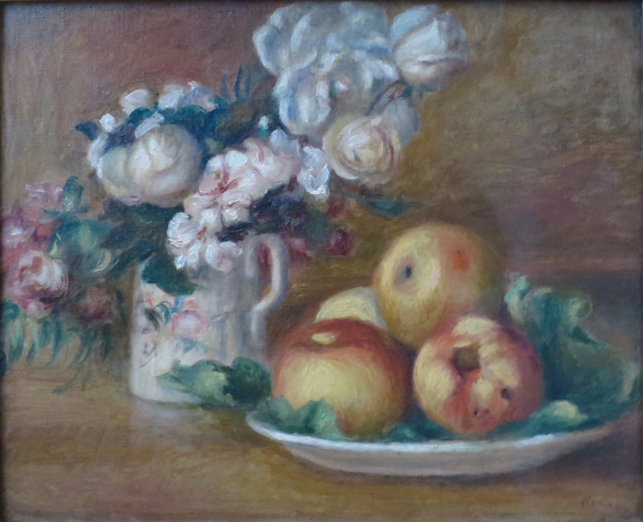 Maçãs e flores - Pierre-Auguste Renoir