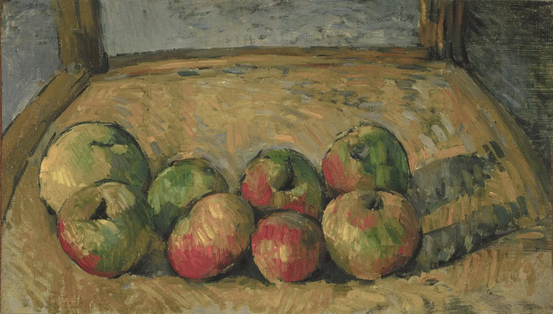 Maçãs em uma cadeira - Paul Cézanne