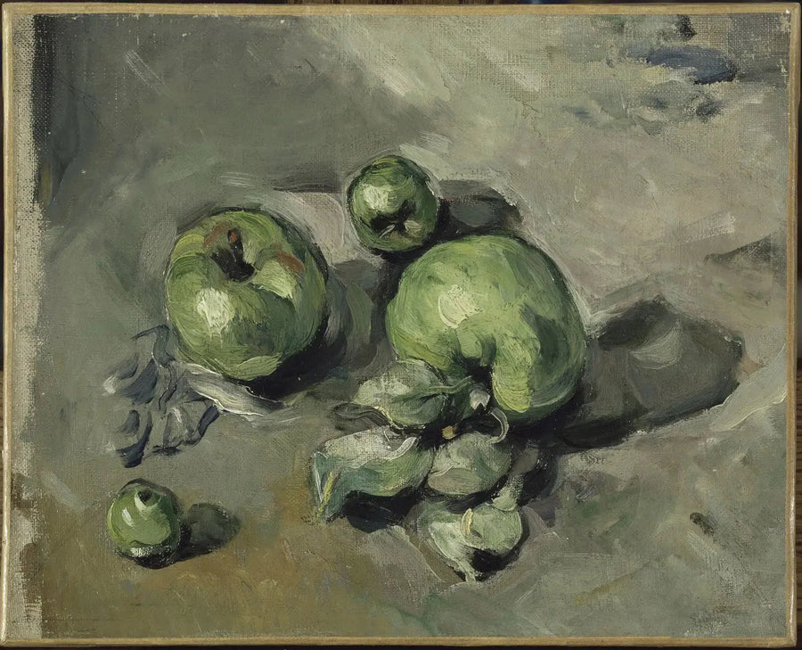 Maçãs verdes - Paul Cézanne