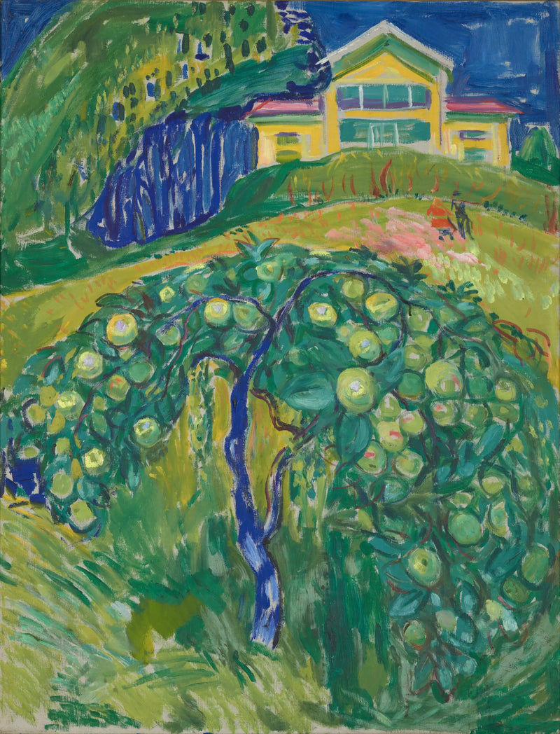 Macieira no jardim - Edvard Munch