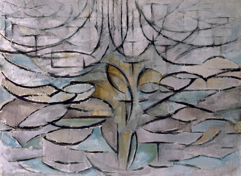 Macieira em flores - Piet Mondrian