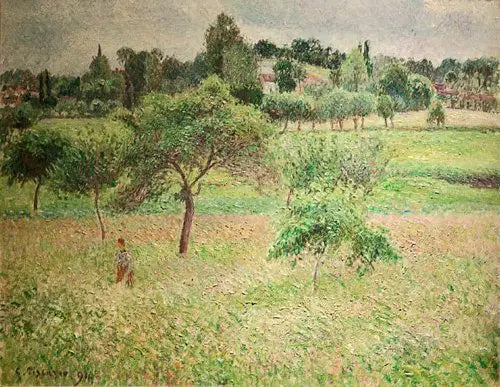 Macieiras em Éragny - Camille Pissarro