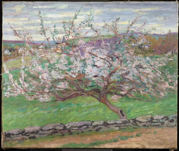 Pommeiros em flor - Armand Guillaumin