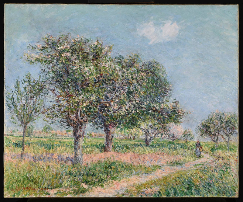 Pommeiros em flor na Normandia - Gustave Loiseau