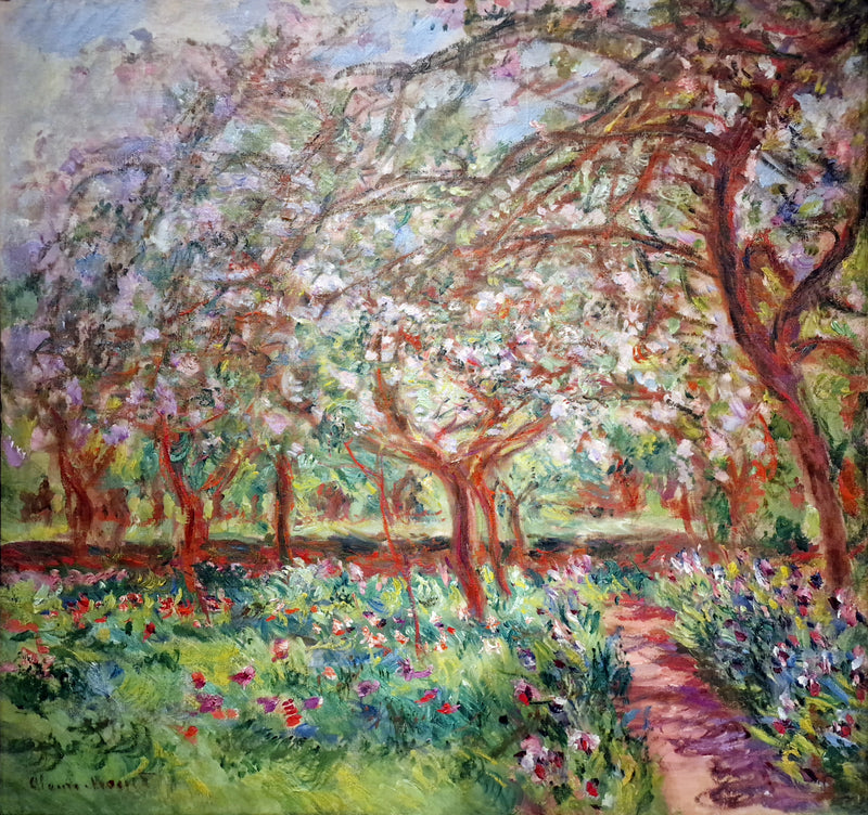 Macieiras em flor - Claude Monet