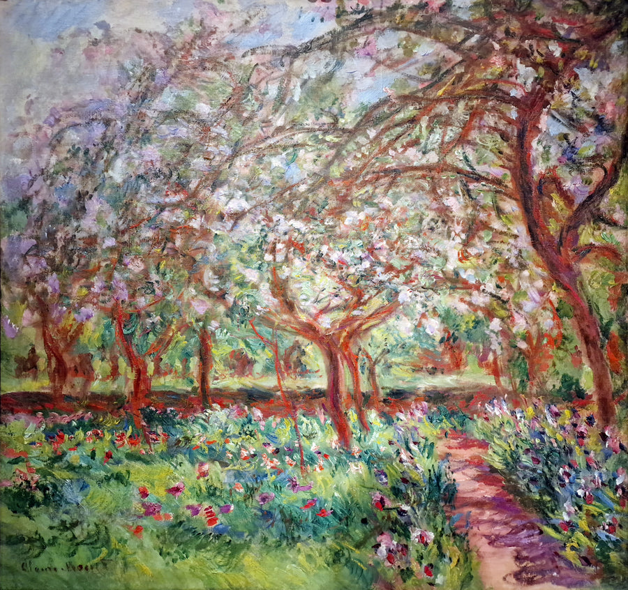 Macieiras em flor - Claude Monet