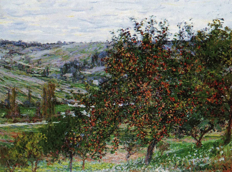 Macieiras perto de Vétheuil W488 - Claude Monet