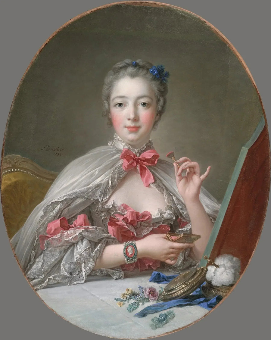 Pompadour em seu momento de higiene - François Boucher