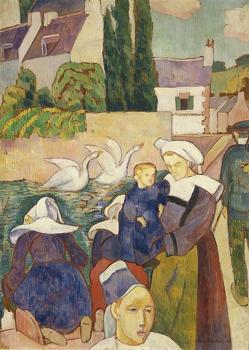Ponte em Pont-Aven - Émile Bernard