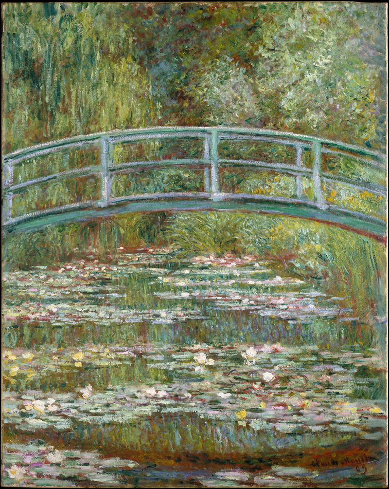 A ponte sobre a bacia dos nenúfares, Met W1518 - Claude Monet