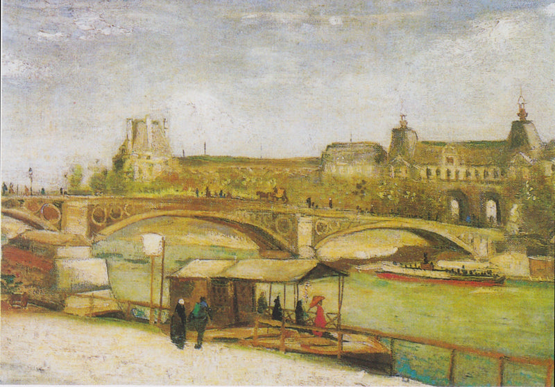 Ponte do Carrossel e Louvre - Vincent van Gogh