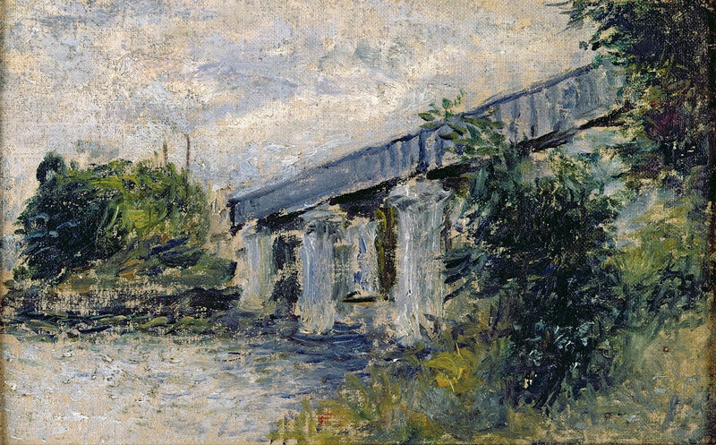 A Ponte Ferroviária, Argenteuil W320 - Claude Monet