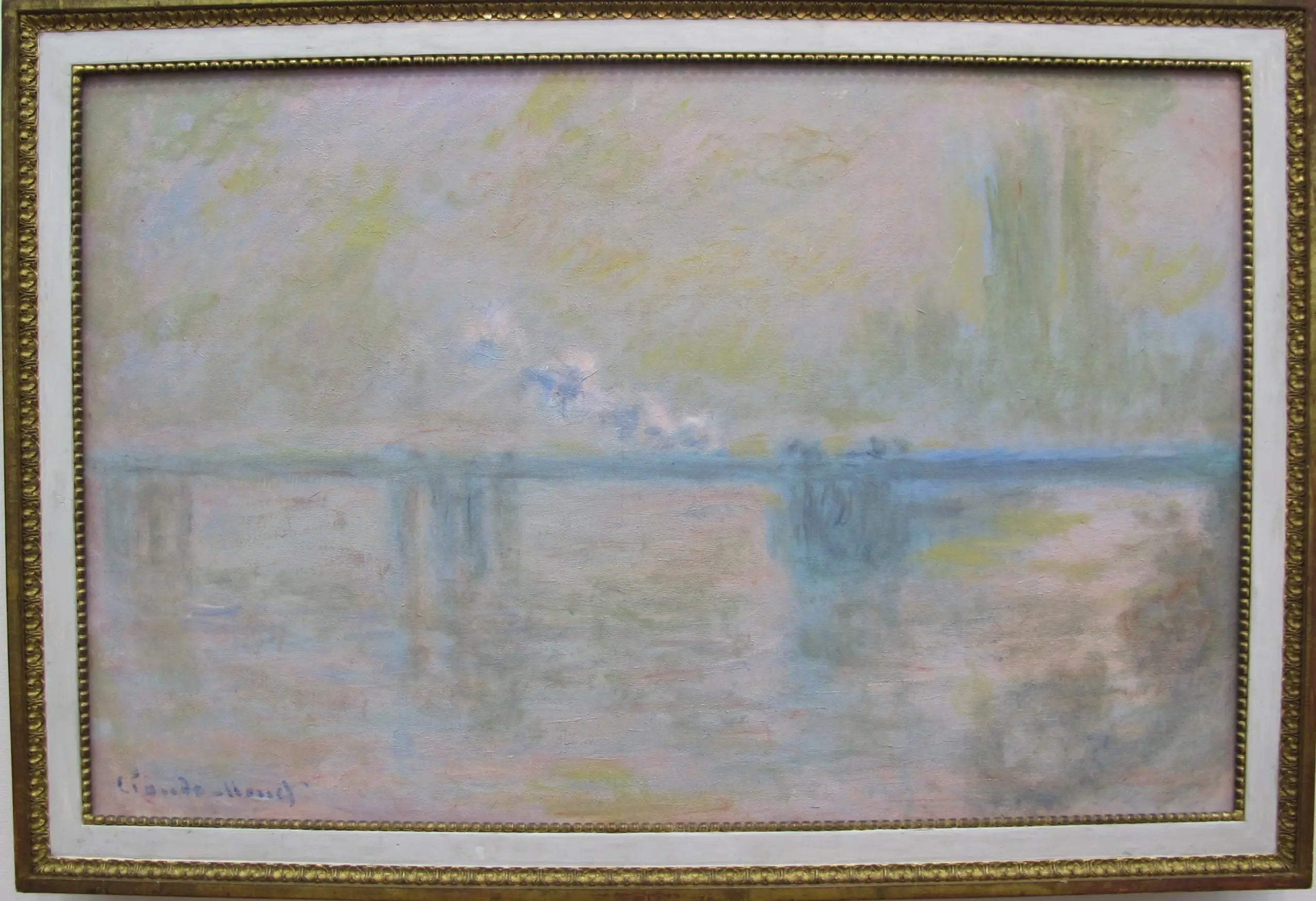 Reproduction du tableau « Pont de Charing Cross (jour couvert), 1900 - Claude Monet » par Alpha Reproduction en peinture à l’huile