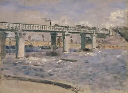Ponte de ferro em Argenteuil - Pierre-Auguste Renoir