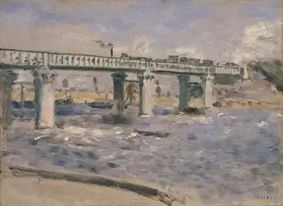 Ponte de ferro em Argenteuil - Pierre-Auguste Renoir