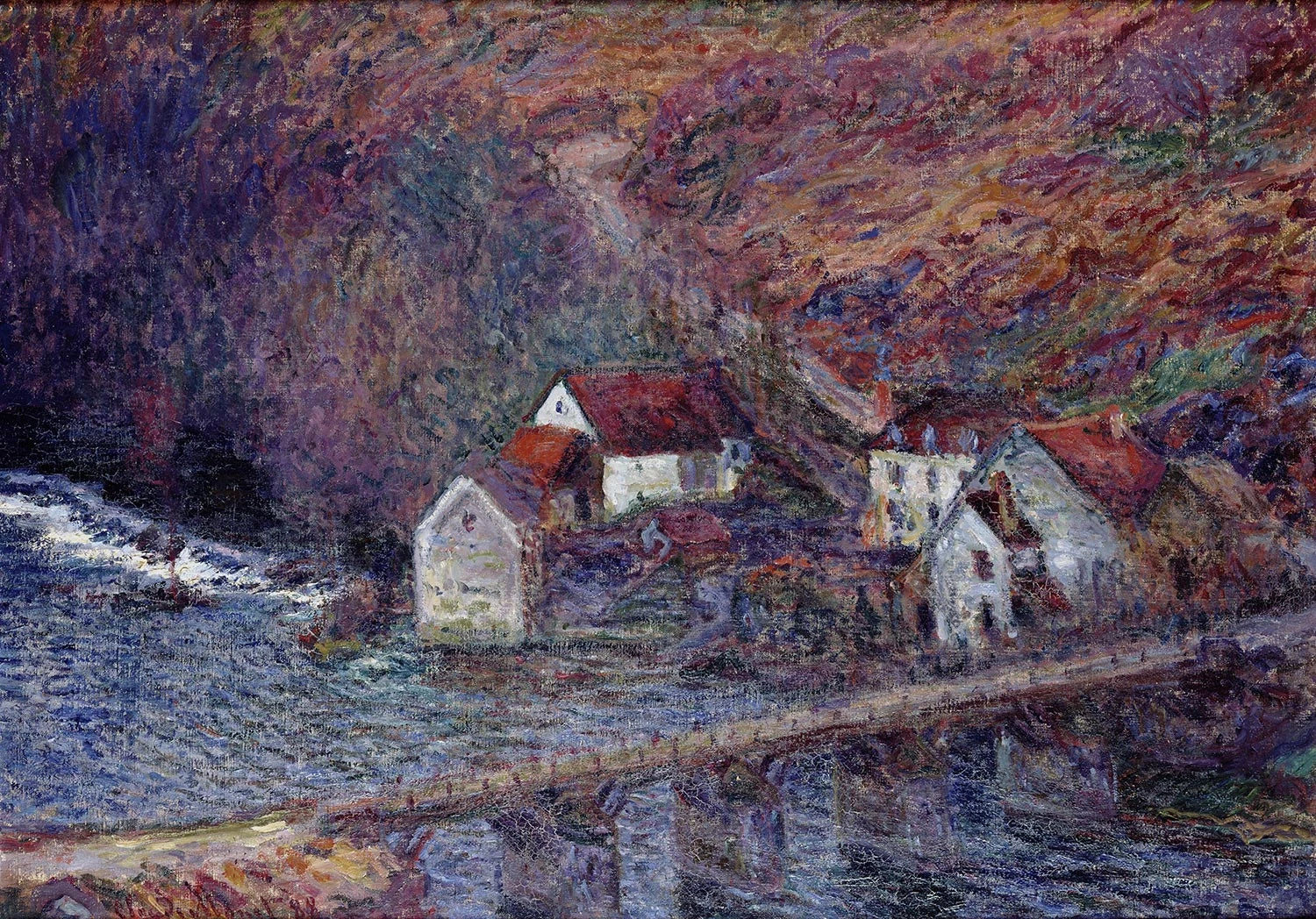 Le Pont de Vervy W1234 de Claude Monet – musée Marmottan Monet 5026