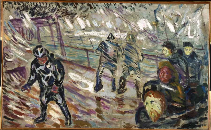 Ponto de navio na tempestade - Edvard Munch