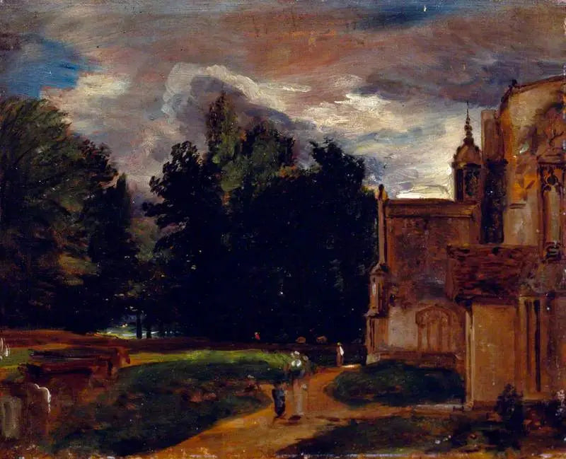 Porche da igreja de East Bergholt - John Constable