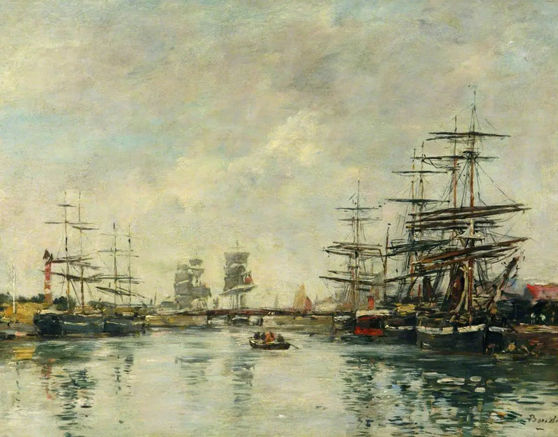 Porto de Honfleur - Eugène Boudin
