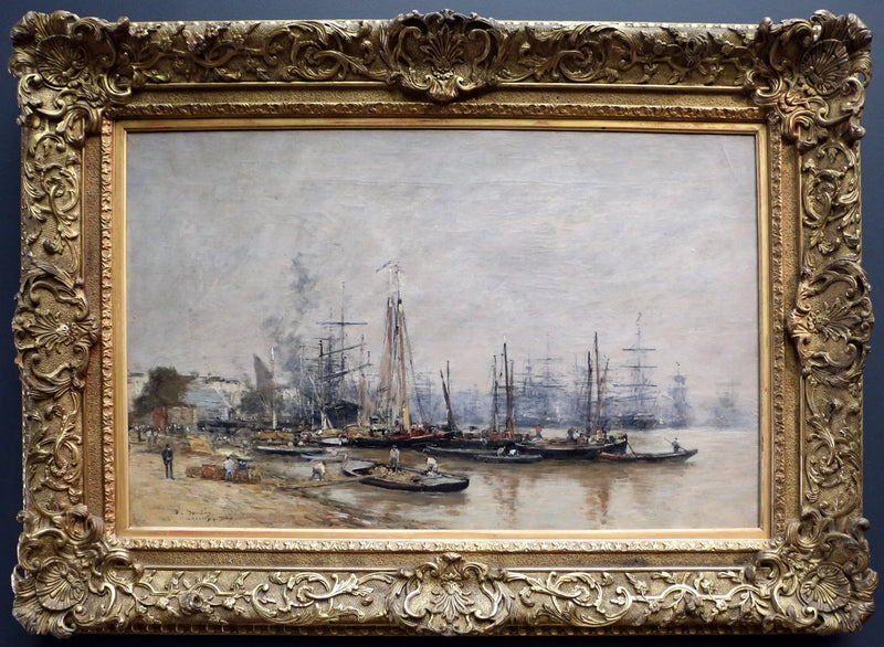 porto de Bordeaux - Eugène Boudin